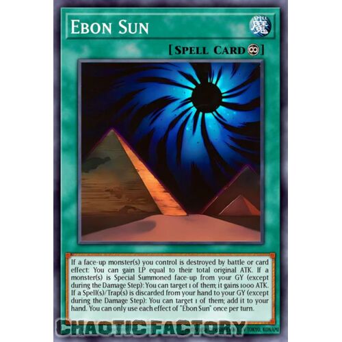 BLTR-EN027 Ebon Sun Secret Rare 1st Edition NM