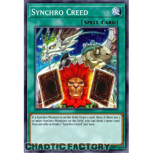 BLTR-EN029 Synchro Creed Secret Rare 1st Edition NM