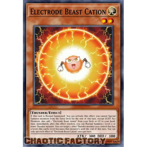 BLTR-EN032 Electrode Beast Cation Ultra Rare 1st Edition NM