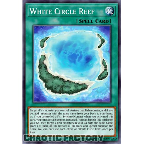 BLTR-EN035 White Circle Reef Ultra Rare 1st Edition NM