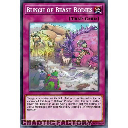 BLTR-EN042 Bunch of Beast Bodies Ultra Rare 1st Edition NM