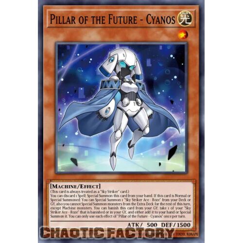 BLTR-EN043 Pillar of the Future - Cyanos Ultra Rare 1st Edition NM