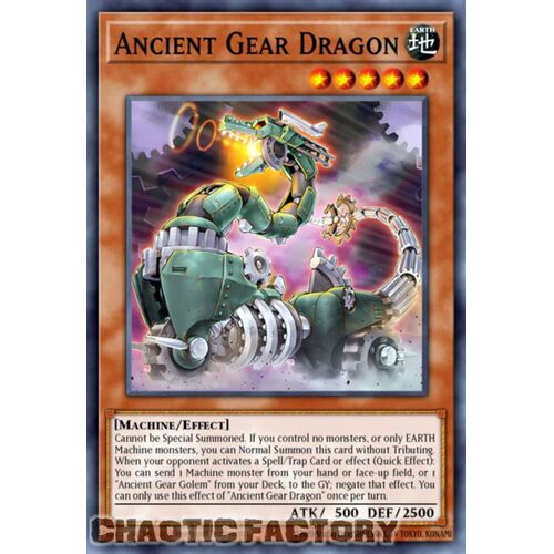 BLTR-EN048 Ancient Gear Dragon Secret Rare 1st Edition NM