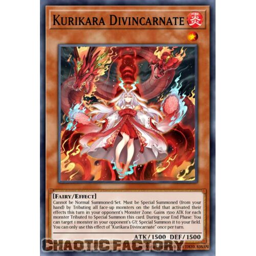 BLTR-EN079 Kurikara Divincarnate Secret Rare 1st Edition NM