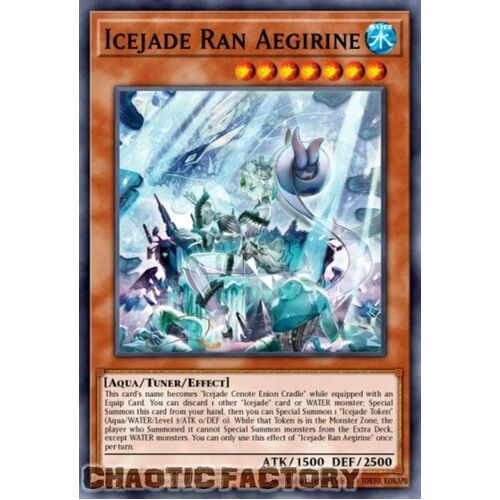 BLTR-EN081 Icejade Ran Aegirine Secret Rare 1st Edition NM