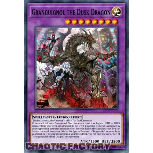 BLTR-EN087 Granguignol the Dusk Dragon Secret Rare 1st Edition NM