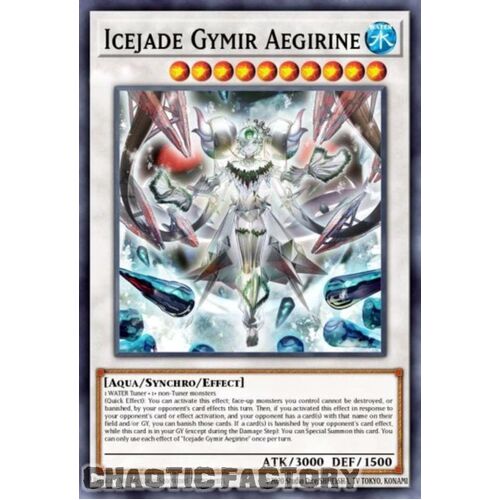 BLTR-EN090 Icejade Gymir Aegirine Secret Rare 1st Edition NM