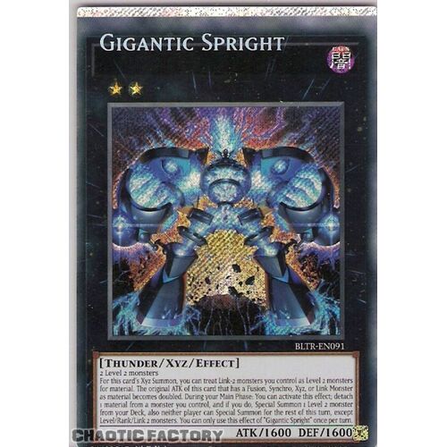 ERROR BLTR-EN091 Gigantic Spright Secret Rare 1st Edition NM