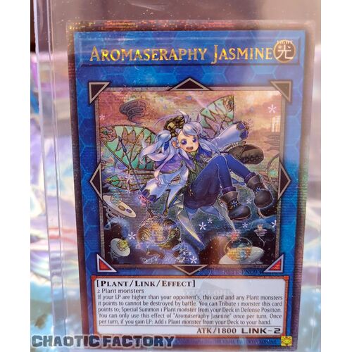 Quarter Century Secret Rare BLTR-EN093 Aromaseraphy Jasmine 1st Edition NM