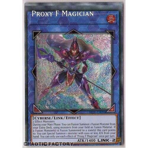 ERROR BLTR-EN094 Proxy F Magician Secret Rare 1st Edition NM