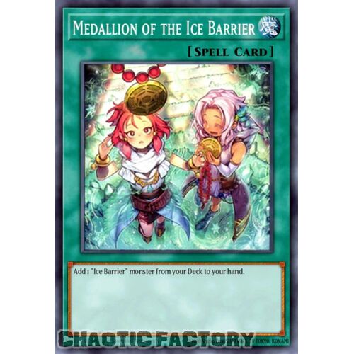 BLTR-EN098 Medallion of the Ice Barrier (alternate art) Ultra Rare 1st Edition NM