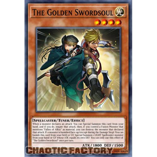 BLTR-EN109 The Golden Swordsoul Ultra Rare 1st Edition NM