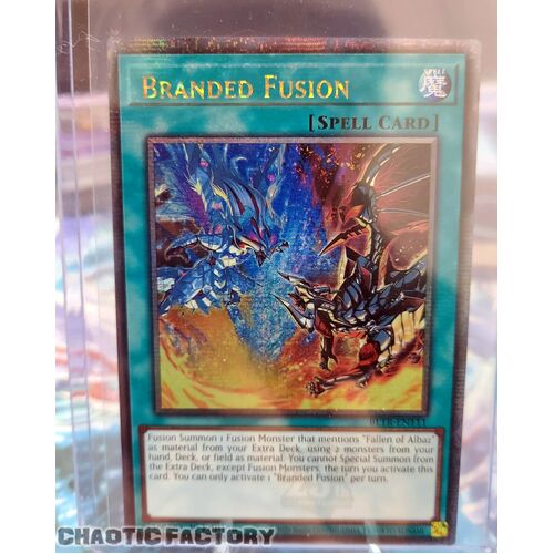 Quarter Century Secret Rare BLTR-EN111 Branded Fusion 1st Edition NM