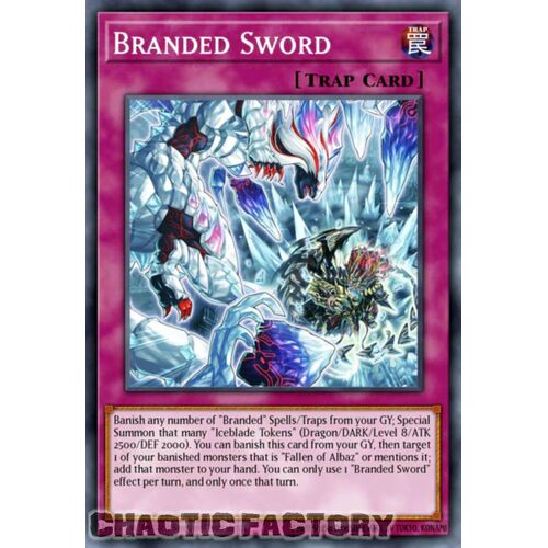 BLTR-EN112 Branded Sword Ultra Rare 1st Edition NM