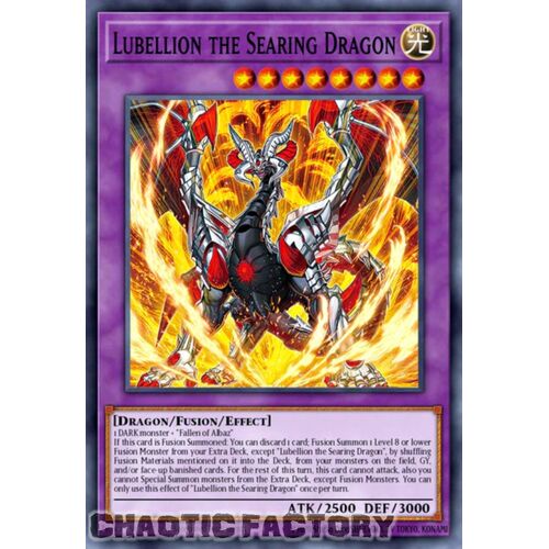 BLTR-EN115 Lubellion the Searing Dragon Ultra Rare 1st Edition NM