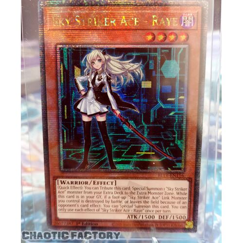 Quarter Century Secret Rare BLTR-EN116 Sky Striker Ace - Raye (alternate art) 1st Edition NM