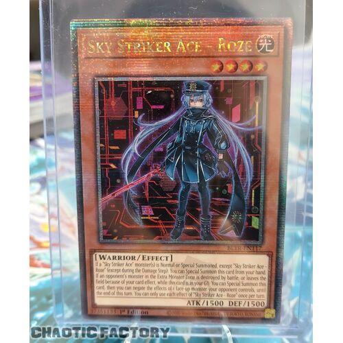 Quarter Century Secret Rare BLTR-EN117 Sky Striker Ace - Roze (alternate art) 1st Edition NM