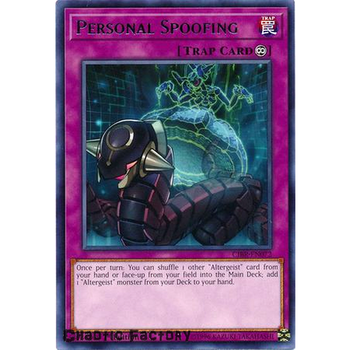 Personal Spoofing - CIBR-EN072 - Rare 1st Edition NM