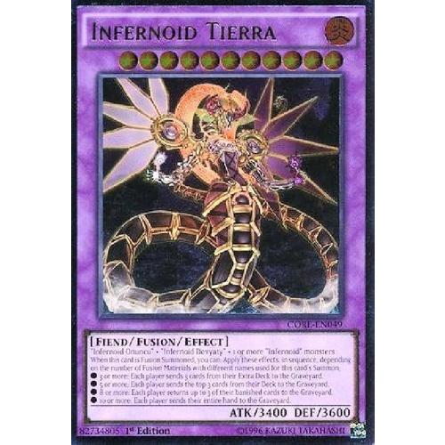 Ultimate Rare - Infernoid Tierra - CORE-EN049 1st Edition NM