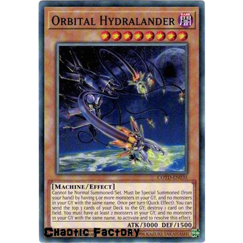 Yugioh Orbital Hydralander - COTD-EN035 - Common 1st Edition NM