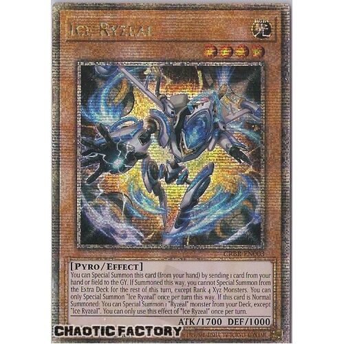 CRBR-EN003 Ice Ryzeal QUARTER ENTURY SECRET Rare 1st Edition NM