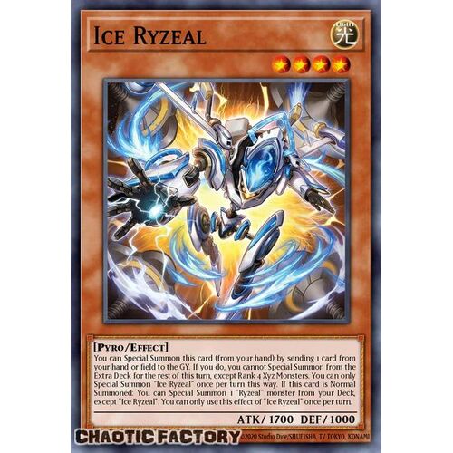 CRBR-EN003 Ice Ryzeal Ultra Rare 1st Edition NM