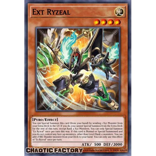 CRBR-EN004 Ext Ryzeal Ultra Rare 1st Edition NM