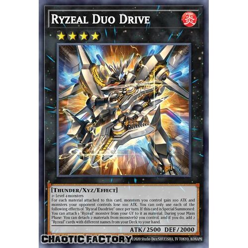 CRBR-EN006 Ryzeal Duo Drive Collector's Rare 1st Edition NM