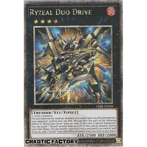 CRBR-EN006 Ryzeal Duo Drive QUARTER CENTURY SECRET Rare 1st Edition NM