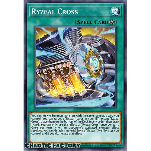 CRBR-EN009 Ryzeal Cross Super Rare 1st Edition NM