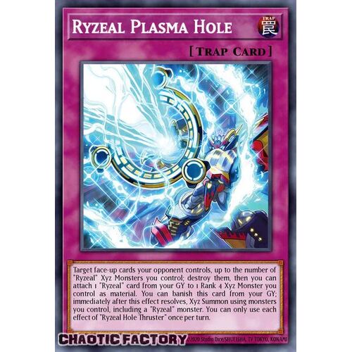 CRBR-EN010 Ryzeal Plasma Hole Super Rare 1st Edition NM