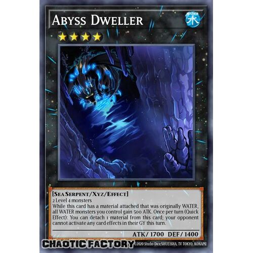 CRBR-EN012 Abyss Dweller Super Rare 1st Edition NM