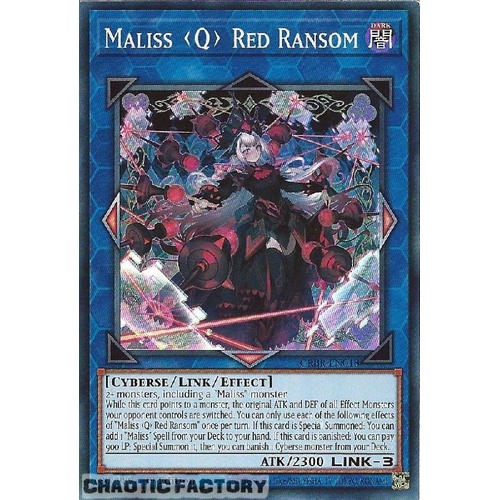 CRBR-EN018 Maliss Q Red Ransom Super Rare 1st Edition NM