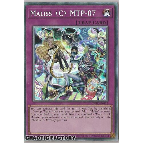 CRBR-EN022 Maliss C MTP-07 Collector's Rare 1st Edition NM