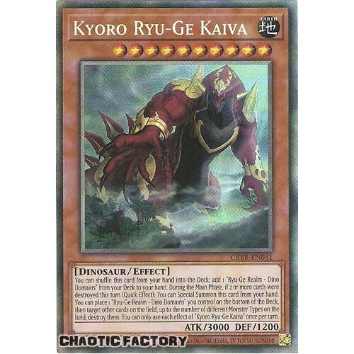 CRBR-EN031 Kyoro Ryu-Ge Kaiva COLLECTOR'S Rare 1st Edition NM