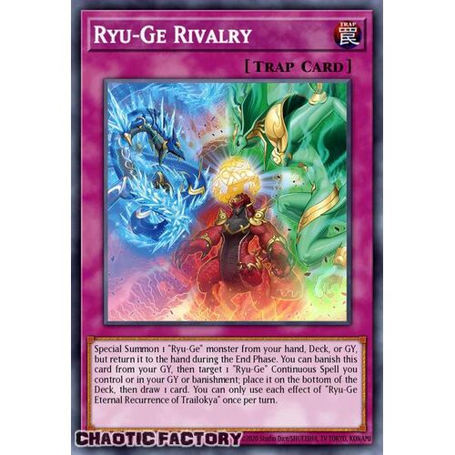 CRBR-EN040 Ryu-Ge Rivalry Super Rare 1st Edition NM