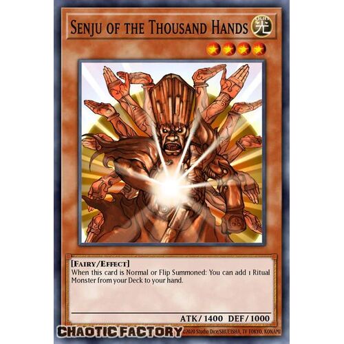 CRBR-EN041 Senju of the Thousand Hands Super Rare 1st Edition NM