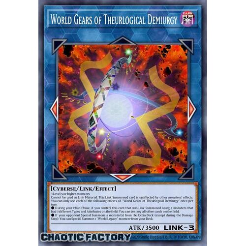 CRBR-EN044 World Gears of Theurlogical Demiurgy Rare 1st Edition NM