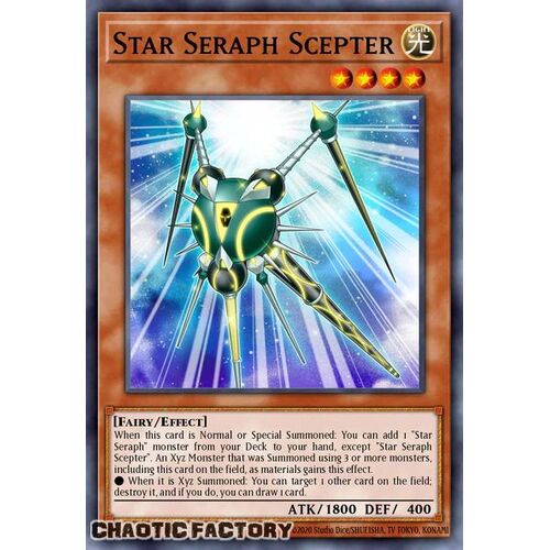 CRBR-EN045 Star Seraph Scepter Rare 1st Edition NM