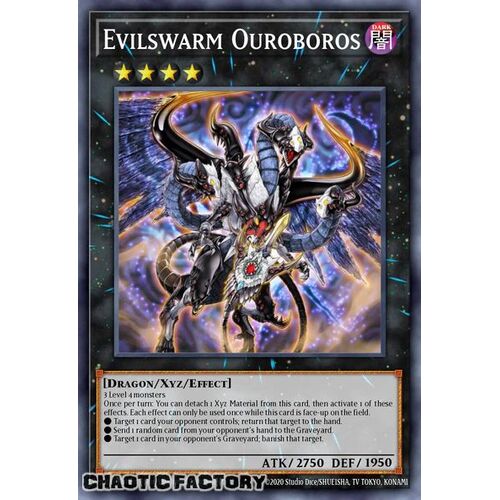 CRBR-EN047 Evilswarm Ouroboros Super Rare 1st Edition NM