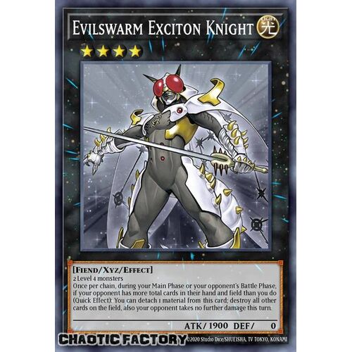 CRBR-EN048 Evilswarm Exciton Knight Super Rare 1st Edition NM