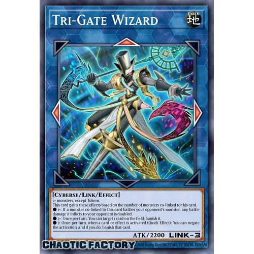 CRBR-EN050 Tri-Gate Wizard Rare 1st Edition NM