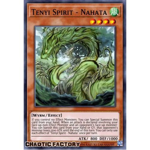 CRBR-EN053 Tenyi Spirit - Nahata Rare 1st Edition NM