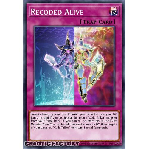 CRBR-EN060 Recoded Alive Super Rare 1st Edition NM