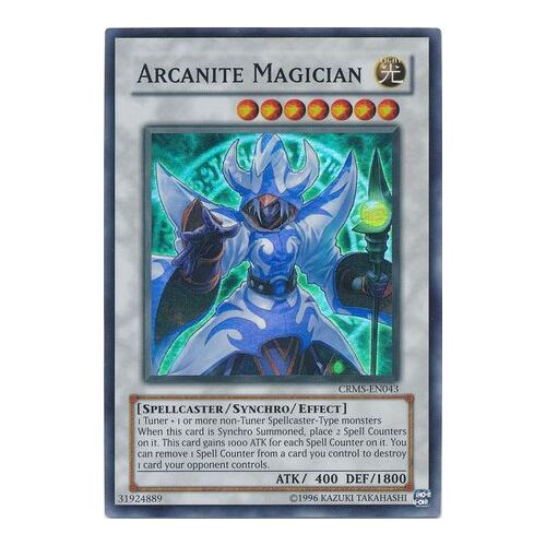 Arcanite Magician - CRMS-EN043 - Super Rare UNLIMITED Edition NM