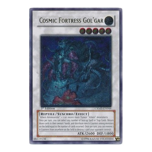 Ultimate Rare - Cosmic Fortress Gol'gar - CRMS-EN044 1st Edition NM