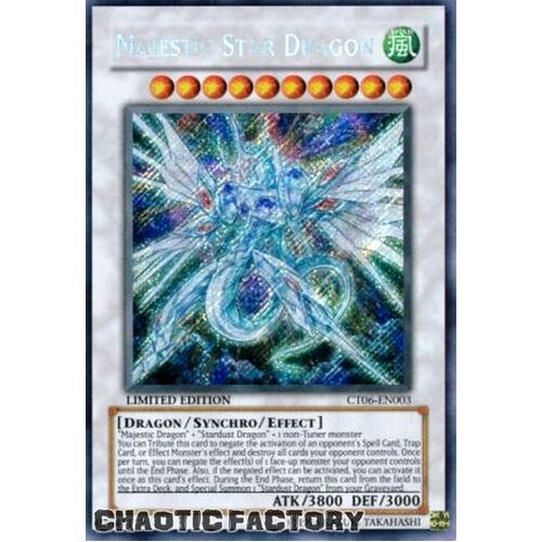 Majestic Star Dragon - CT06-EN003 - Secret Rare NM