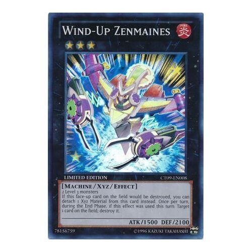 Wind-Up Zenmaines - CT09-EN008 - Super Rare NM