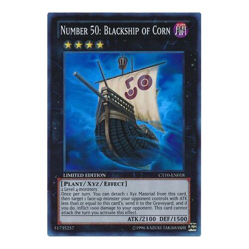 Number 50: Blackship of Corn - CT10-EN018 - Super Rare NM