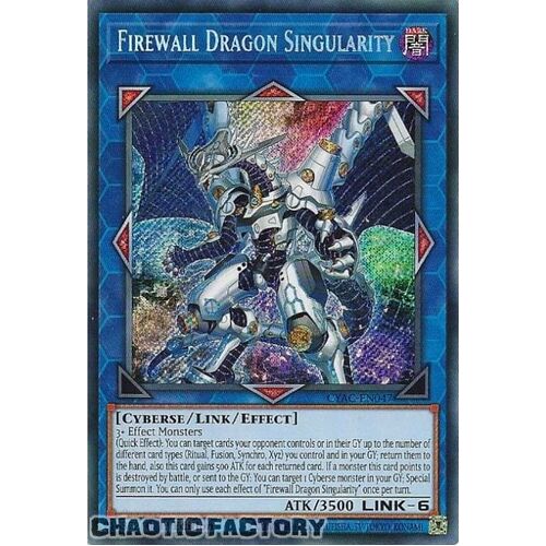 CYAC-EN047 Firewall Dragon Singularity Secret Rare 1st Edition NM